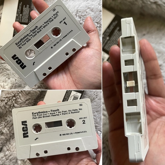Eurythmics Touch Vintage Cassette Tape 1983 80s Pop Punk Rock Annie Lennox - Picture 3 of 4